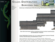 Tablet Screenshot of cajundistribution.com